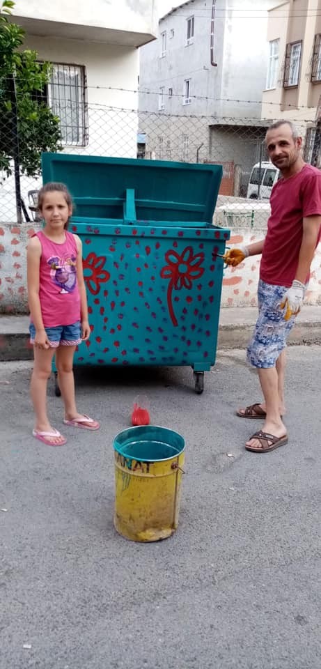 Sanatçı temizlik işçisi 