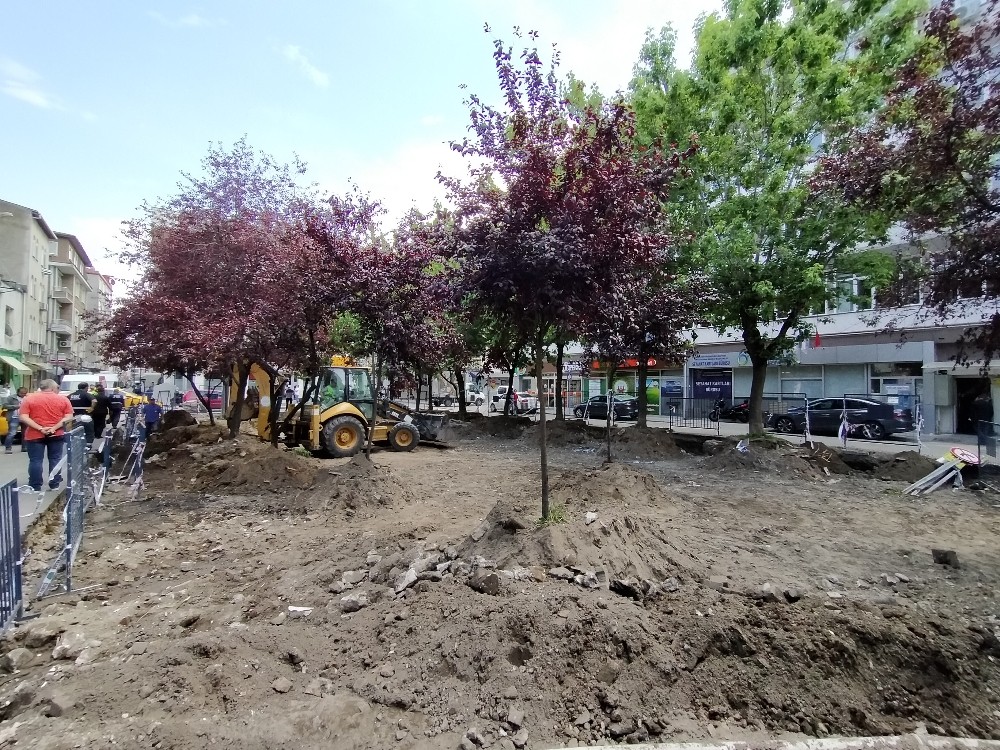 Sanatın yaşayacağı parkta çalışmalar başladı 
