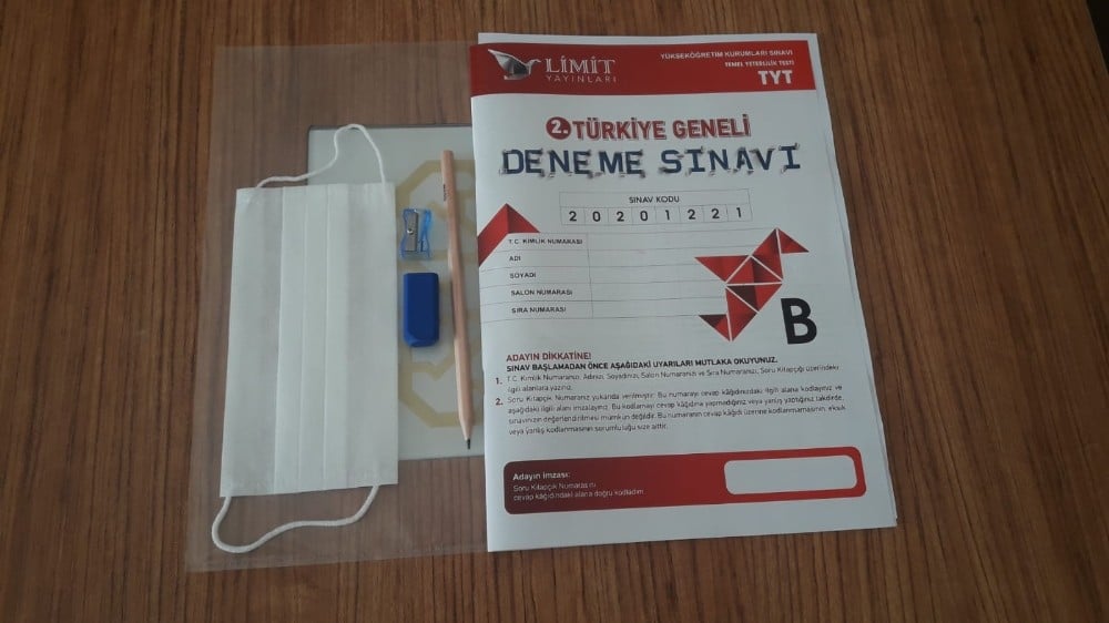Sancaktepe’de korona önlemli TYT Deneme Sınavı 