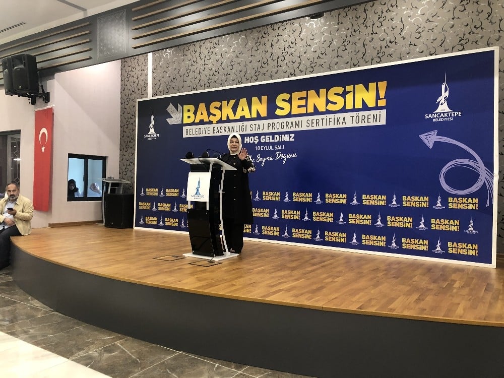 Sancaktepeli gençler ’Başkan Sensin’ projesine katıldı 