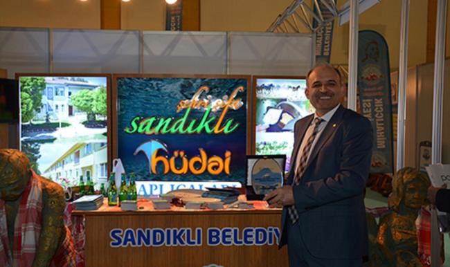 Sandıklı Belediyesi Antalya fuarında ödül aldı