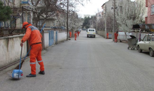 Sandıklı'da mıntıka temizliği