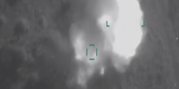 Saniye saniye kameralara yansıdı! Böyle imha edildi