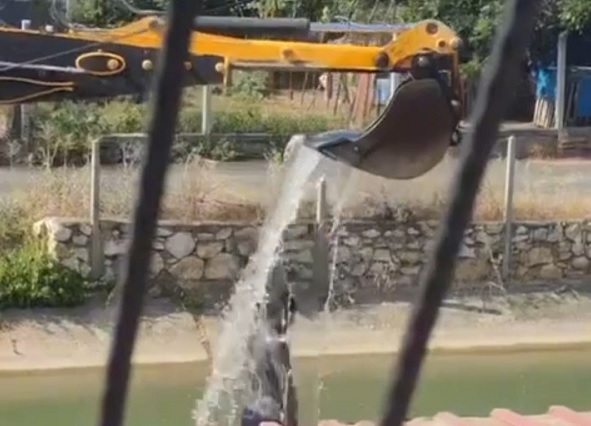 Saniye saniye kaydedildi! Bakın nasıl serinledi