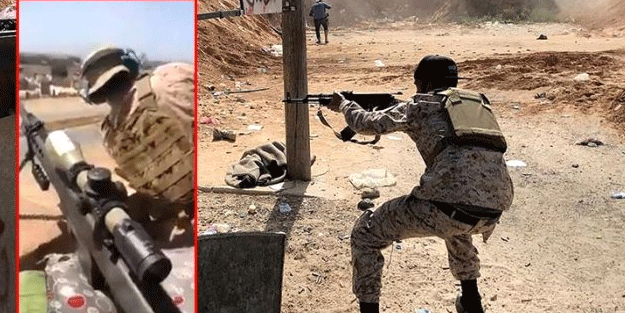 Saniye saniye kaydedildi... Hafter'e bağlı milisler pusuya düşürüldü