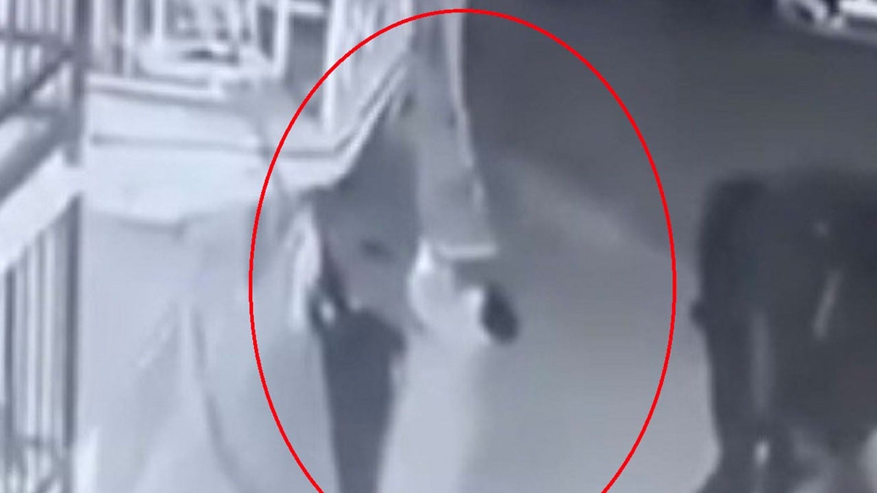 Saniyeler içinde olup bitti! Halı hırsızlığı kamerada