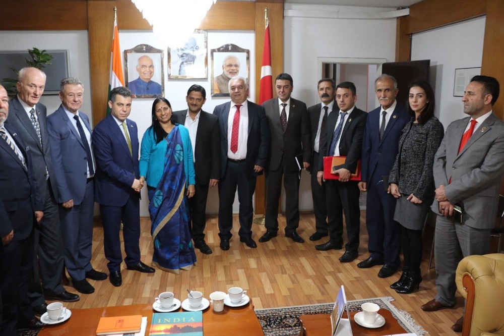 SANKON’dan Hindistan Büyükelçiliği’ne ziyaret 