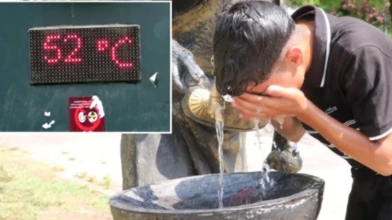 O ilimiz alev alev! Termometreler 52 dereceyi gösterdi