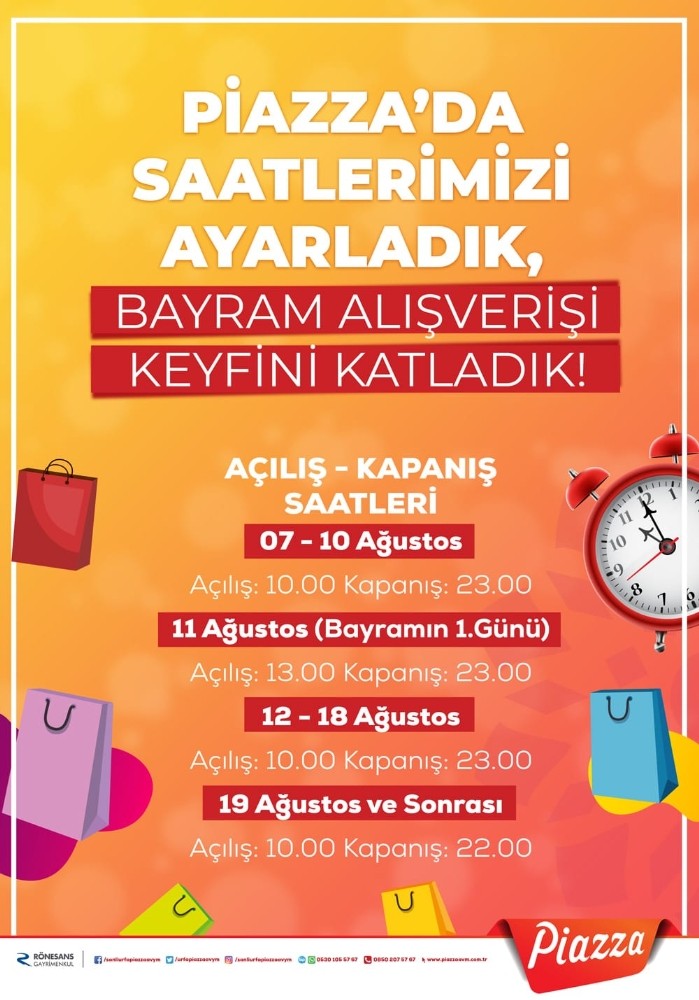 Şanlıurfa Piazza’da alışveriş keyfi uzadı 