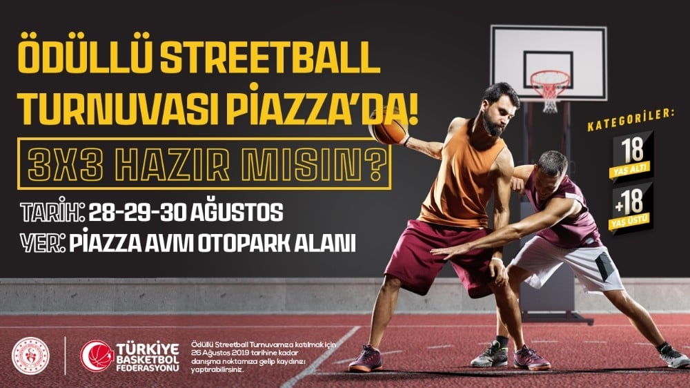 Şanlıurfa Piazza’da Streetball Turnuvası 