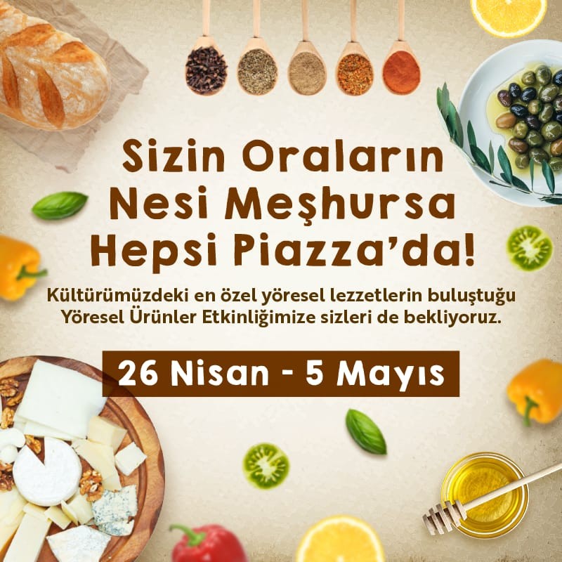 Şanlıurfa Piazza’da “Yöresel günler” etkinliği 