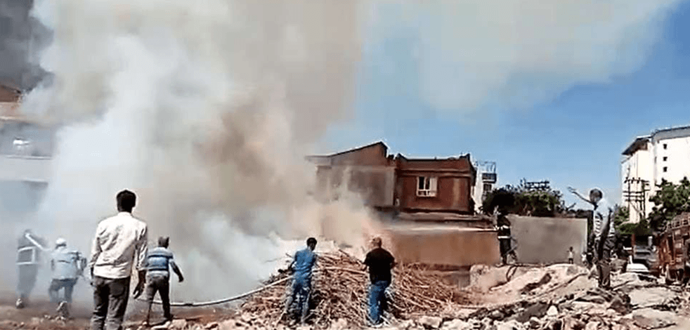 Şanlıurfa’da çıkan yangın söndürüldü!
