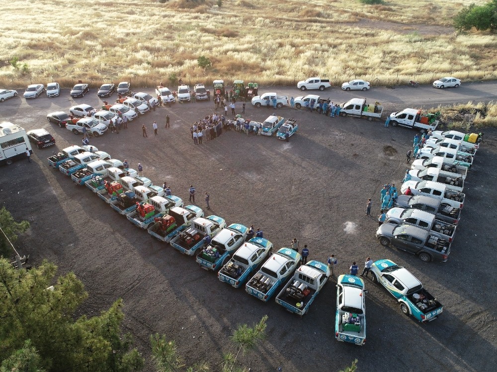 Şanlıurfa’da haşere ile mücadele 