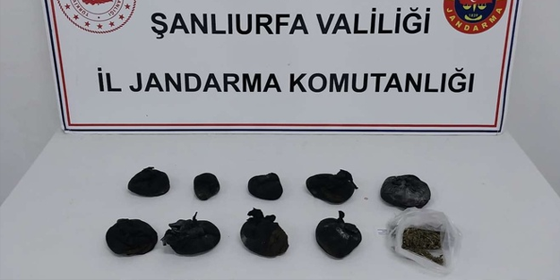 Şanlıurfa'da inşaat alanında uyuşturucu madde ele geçirildi