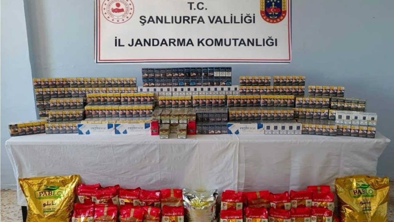 Şanlıurfa’da kaçak çay ve sigaraya geçit yok