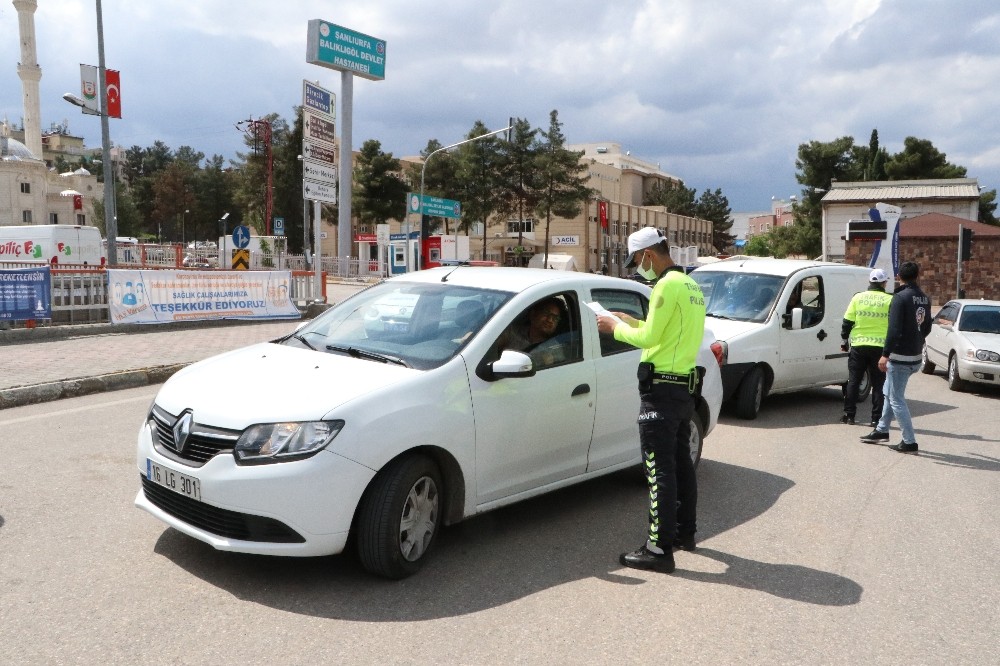 Şanlıurfa’da kısıtlama kurallarına uymayan 74 kişiye ceza 