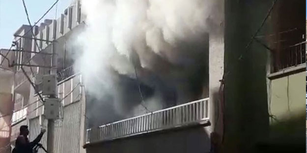 Şanlıurfa'da korkutan yangın