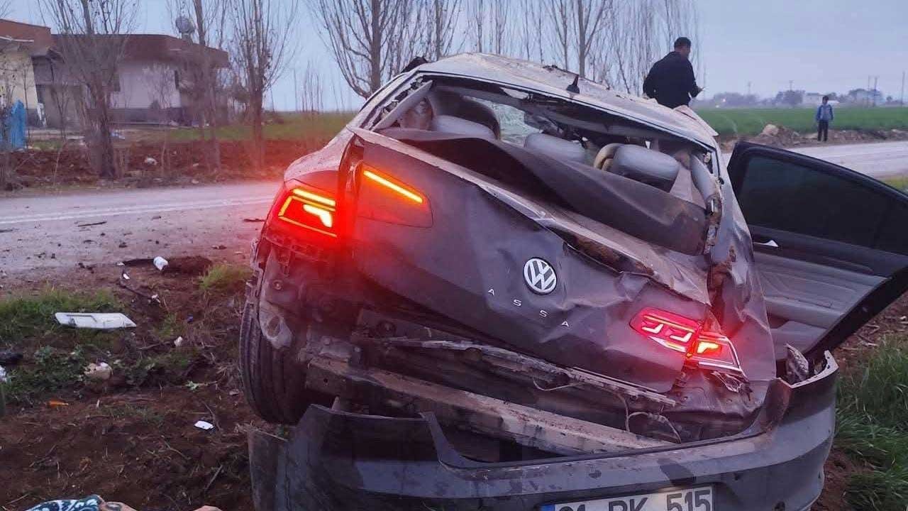Şanlıurfa’da otomobil devrildi! 1 ölü, 5 yaralı