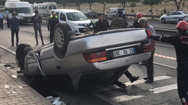 Şanlıurfa’da araç devrildi: 7 kişi yaralı
