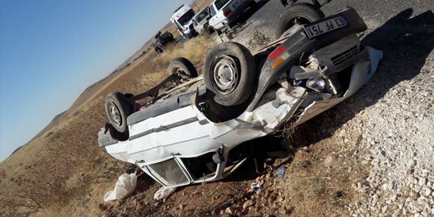 Şanlıurfa'da otomobil devrildi! Ölü ve yaralılar var