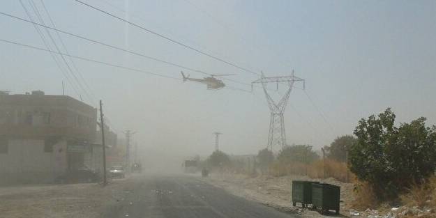 Şanlıurfa'da panik! 'Helikopter tellere takıldı'