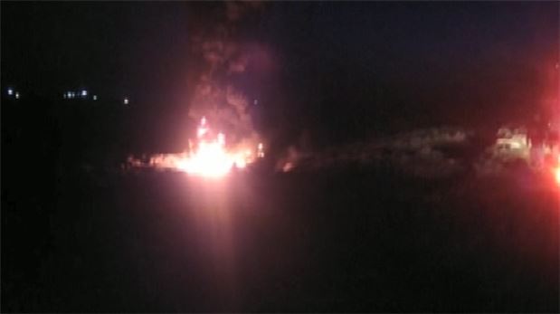 Şanlıurfa'da Petrol Boru hattında yangın