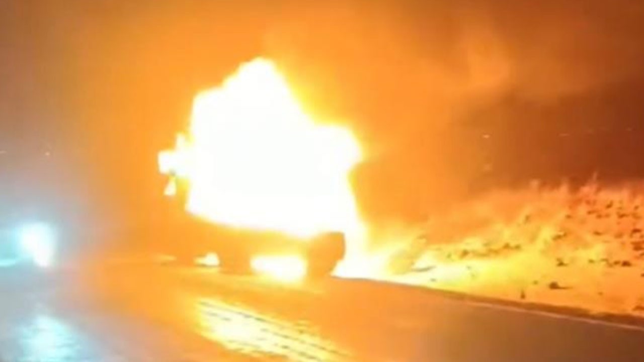 Şanlıurfa’da tır yangını