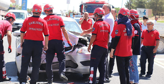 Şanlıurfa’da trafik kazası: 2 kişi yaralı