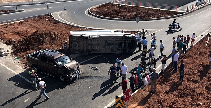 Şanlıurfa’da trafik kazası: 9 kişi yaralı