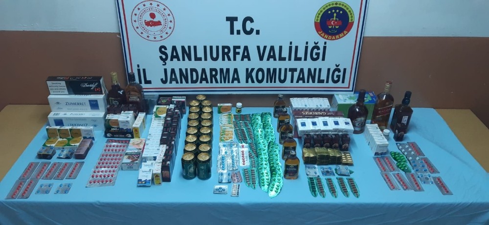 Şanlıurfa’da uyuşturucu ve kaçakçılık operasyonu 