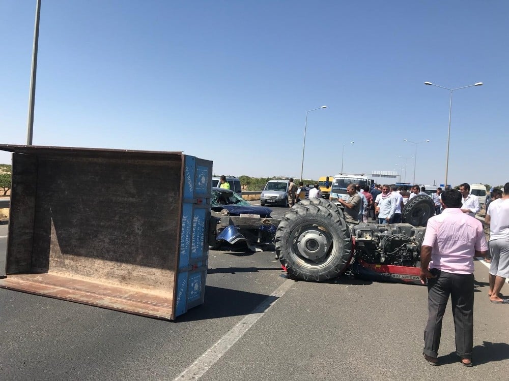 Şanlıurfa’da zincirleme trafik kazası: 14 yaralı 