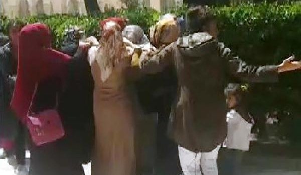 Şanlıurfa'nın simgesi Balıklıgöl'de kadınlar birbirine girdi