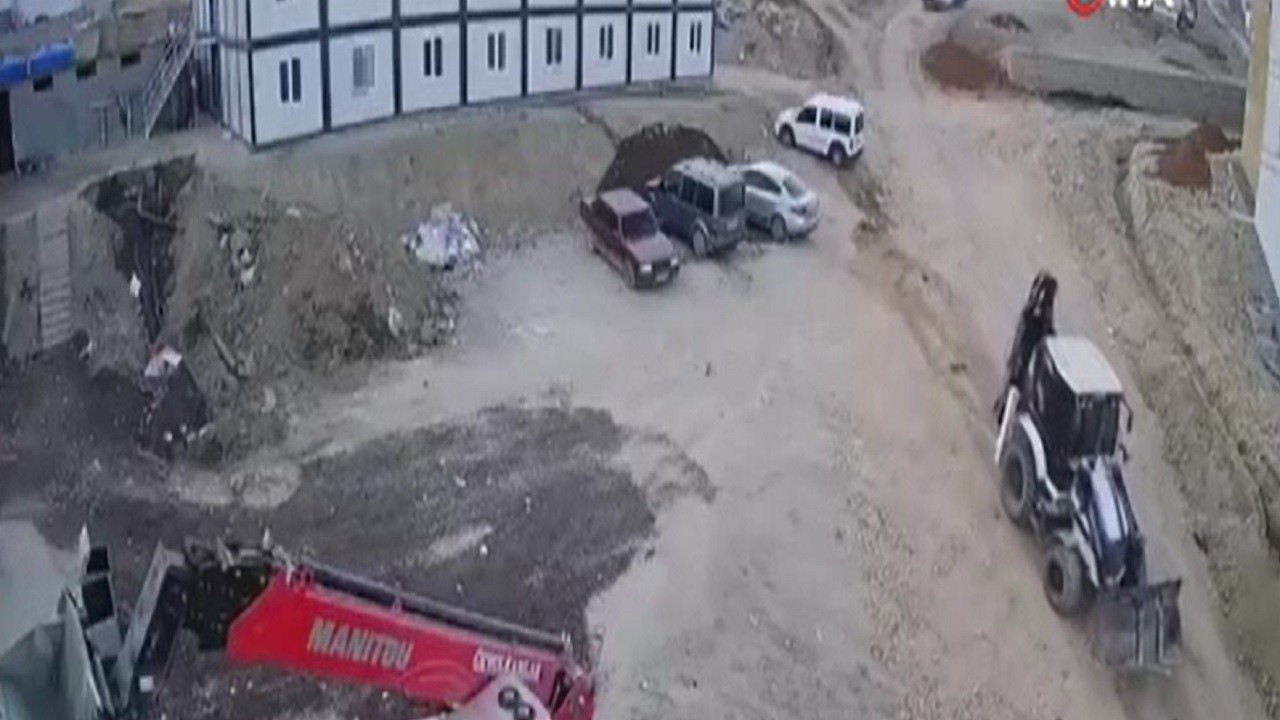 Şantiyede feci kaza! İki gencin öldüğü kazanın görüntüleri ortaya çıktı