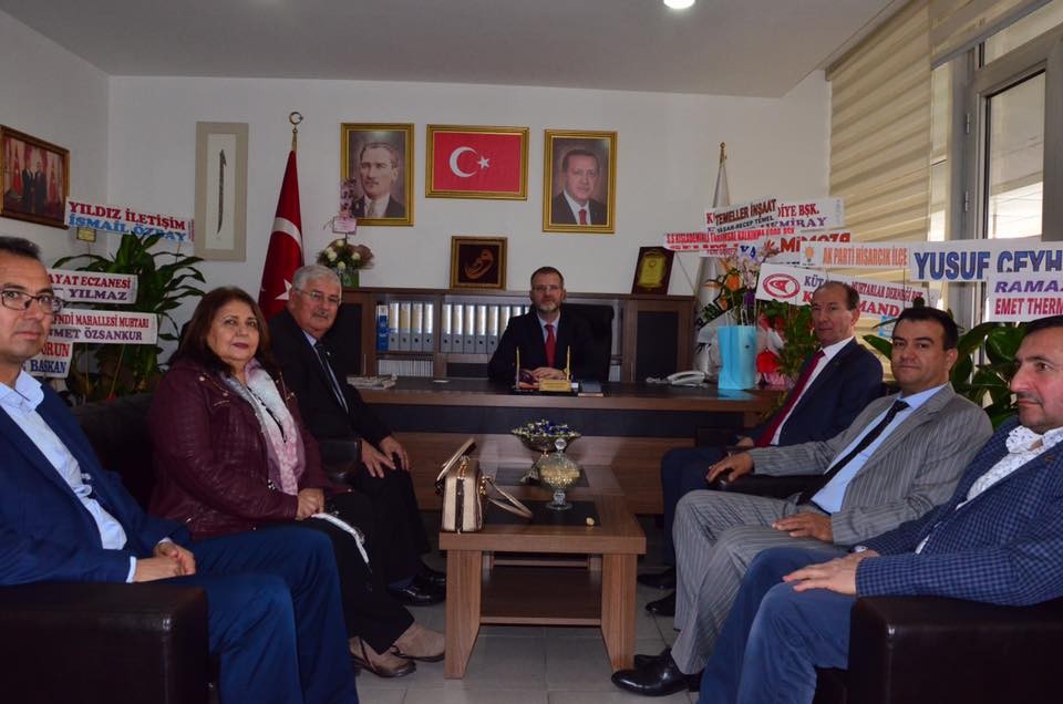 Şaphane heyetinden Başkan Ceyhun’a ’Hayırlı olsun’ ziyareti 