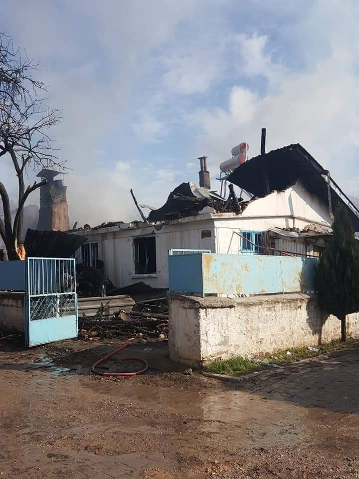 Şaphane’de yangın: 1 ölü 