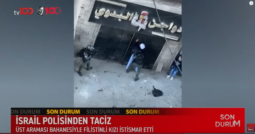 Sapık İsrail Polisinden genç kıza taciz