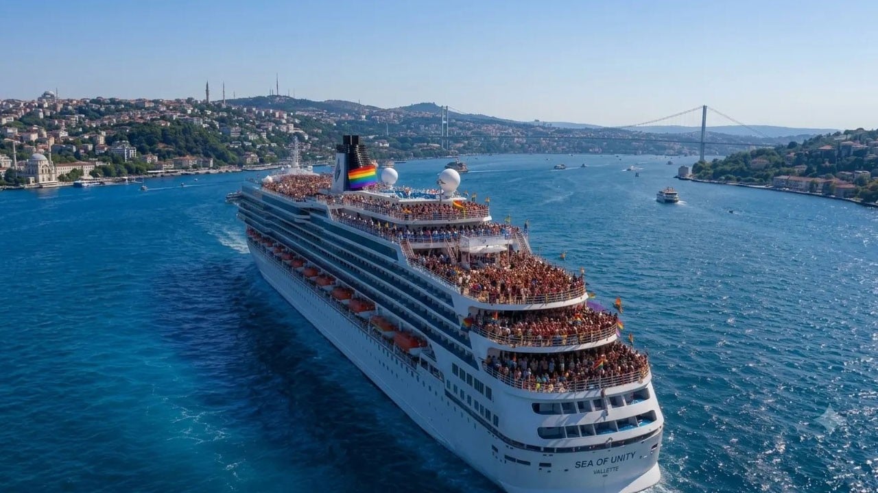 Sapkın bar kapatılınca LGBT gemisi rota değiştirdi