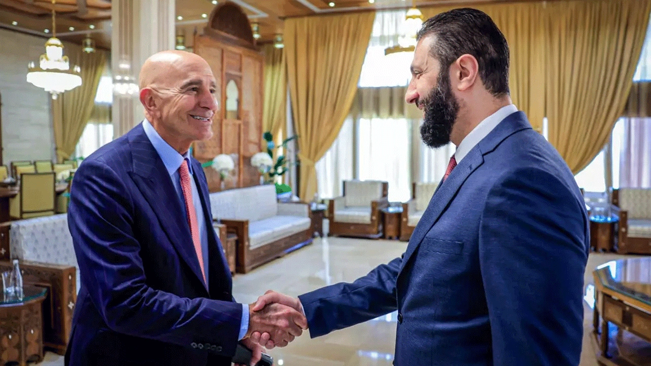 Şara ile görüşen Barrack'tan SDG açıklaması