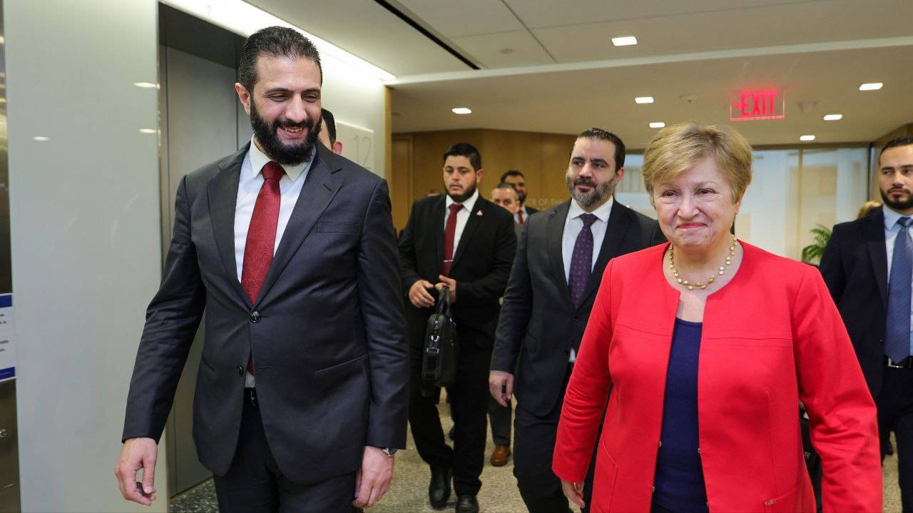 Şara, Washington'da temaslarını sürdürüyor: IMF Başkanı ile bir araya geldi