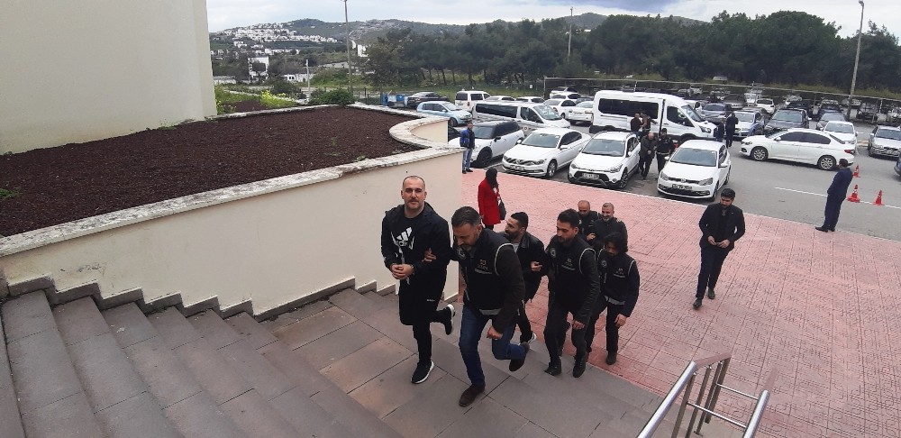 Sarallar suç örgütüne Bodrum’da operasyon: 6 gözaltı 