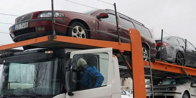 Sarhoşların arabalarını Ukrayna'ya verdiler