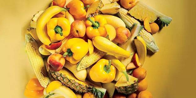 Sarı yiyeceklerden gelen şifa