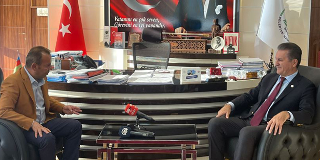 Sarıgül'den Tanju Özcan'a ziyaret: Tanju başkanımızın partimizde olması...