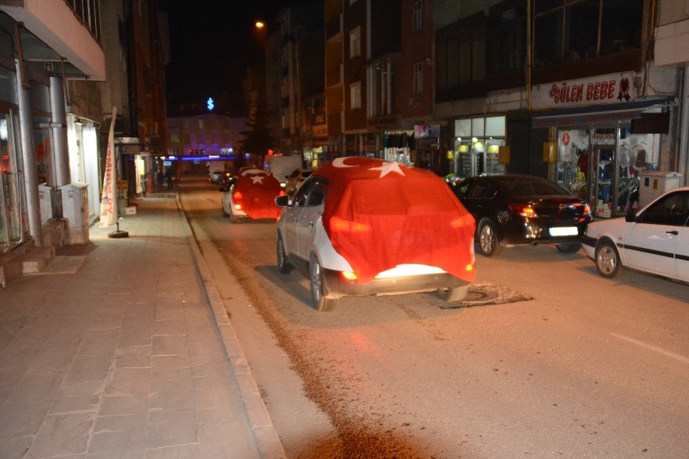 Sarıkamış’ta 19 Mayıs konvoyu 