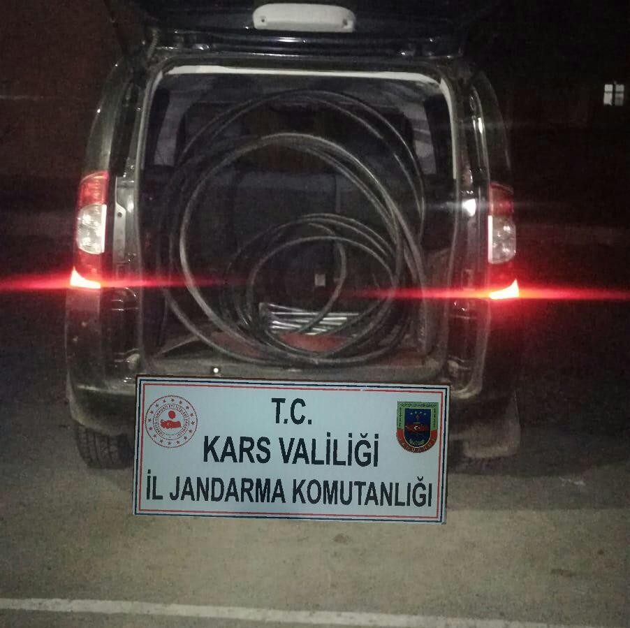 Sarıkamış’ta kablo hırsızlığı 
