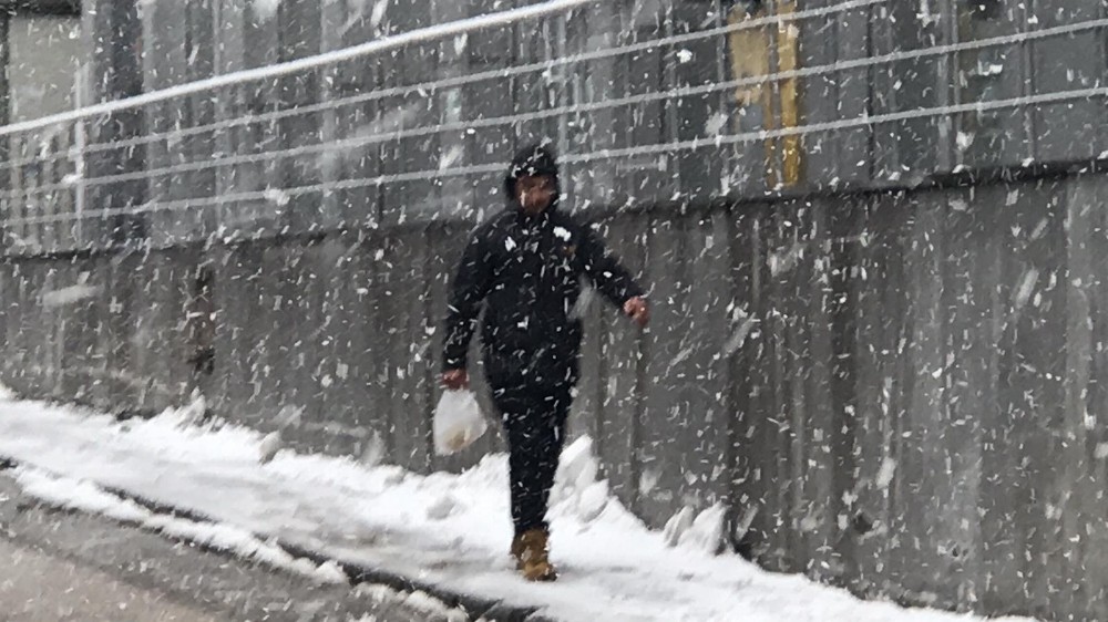 Sarıkamış’ta yoğun kar yağışı 