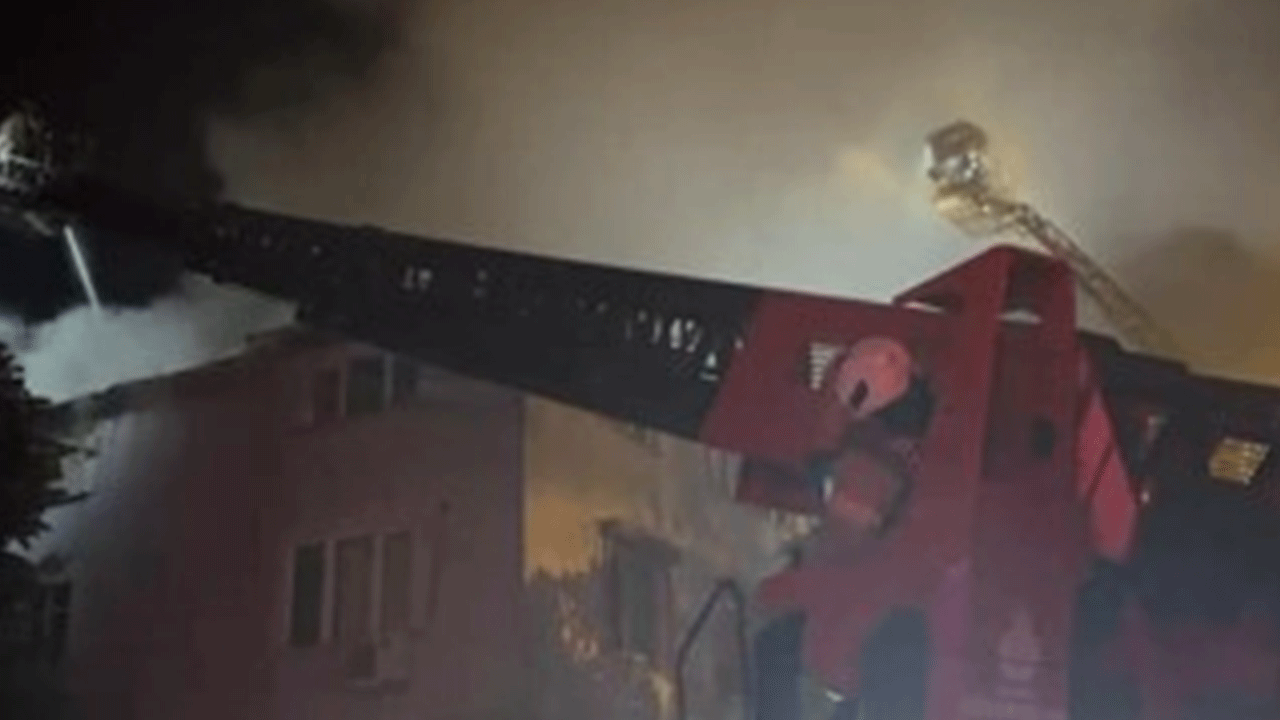 Sarıyer'de anaokulunda yangın!