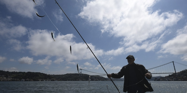 Sarıyer'de oltacılar bayramdan önce bayram yaptı!