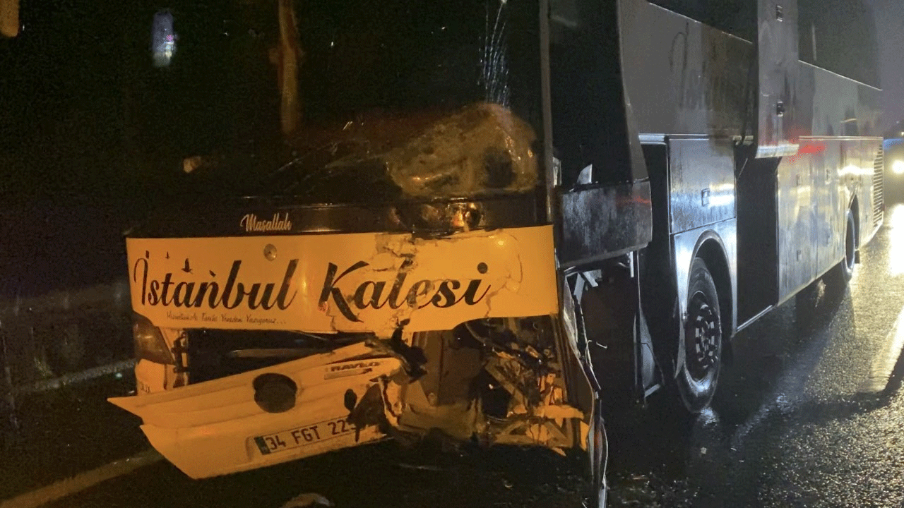 Sarıyer'de üzücü olay: Yola reflektör koymaya çalışırken otobüs çarptı!