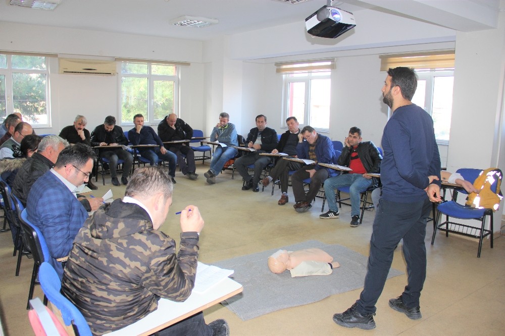 SASKİ personeline ilk yardım eğitimi 